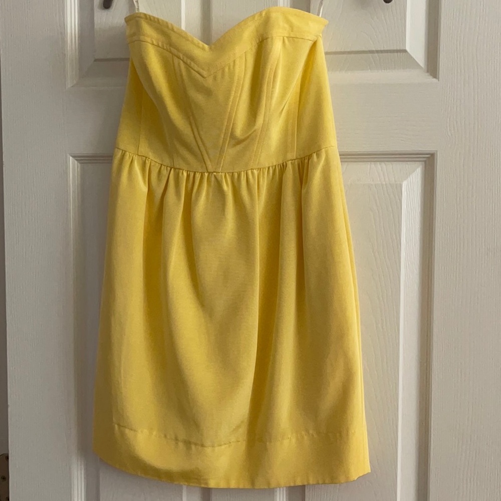 Shoshanna tulip strapless dress